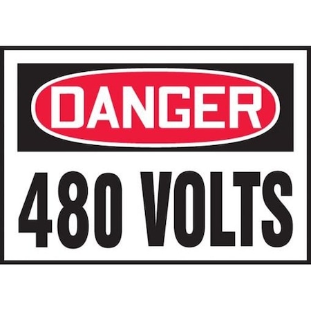 Danger Safety Label, LELC164XVE